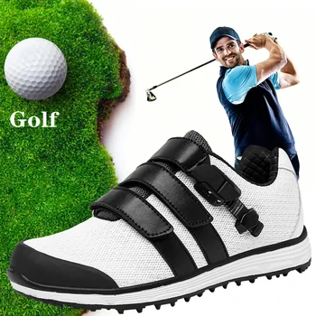 2021 Мужская обувь для гольфа без шипов, обувь для гольфа для мужчин, обувь для тренеров по гольфу, Мужская обувь для гольфа без шипов
