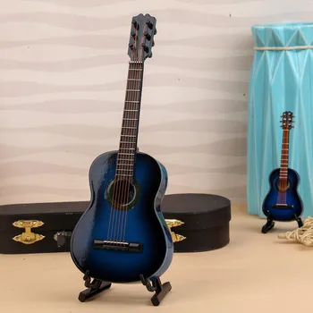 Кукла BJD модель гитары для 1/4 1/6 размера bjd мини музыкальный инструмент классические гитарные украшения аксессуары для кукол (коробка + кронштейн)
