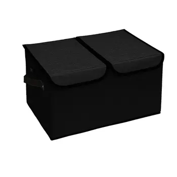 Jul4060 Коробка для отделки одежды из хлопчатобумажной и льняной ткани с двойным покрытием, Складная коробка для хранения