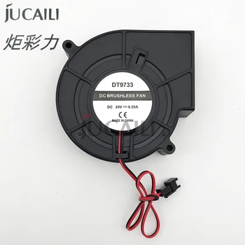 Jucaili 1 шт. принтер постоянного тока с всасывающим вентилятором 24 В 0.3A бесщеточный бумажный всасывающий вентилятор для широкоформатного принтера Allwin Xuli Gongzheng