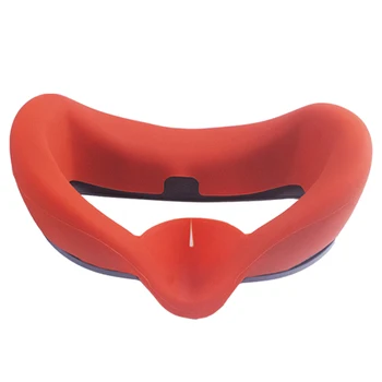 Для маски для лица Pico Neo 3, Аксессуары для смарт-устройств виртуальной реальности, Силиконовый чехол для Pico Neo 3, Защитная маска для глаз от пота, Защитный чехол-красный