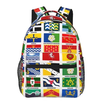 Графства Англии Рюкзак для девочек и мальчиков дорожный рюкзак рюкзаки для подростков школьная сумка