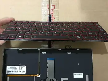 Новинка для Lenovo Y400, Y410, Y430P, Y400P, Y410P, Y400N, Y410N, США, красная клавиатура с подсветкой