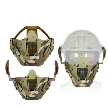 Новый Модуль JAY FAST PDW Сетчатая маска Тактическая Страйкбольная на половину лица подходит для AF Шлем CP Камуфляж