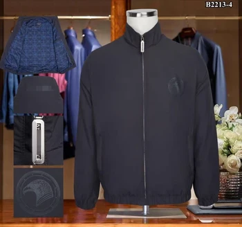 Куртка BILLIONAIRE OECHSLI, тонкая мужская куртка 2024, хорошая одежда для улучшения имиджа, модное повседневное качественное пальто на молнии, большой размер M-4XL