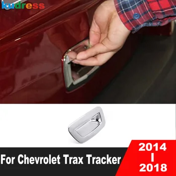 Для Chevrolet Chevy Trax Tracker 2014 2015 2016 2017 2018 Хромированная Автомобильная Задняя Крышка Багажника, Дверная Ручка, Крышка Чаши, Аксессуары Для Отделки