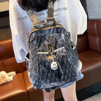 Модный Рюкзак с принтом, Новый дорожный рюкзак, женские школьные сумки большой емкости для девочек, Новый рюкзак Mochilas Para Mujer