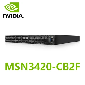 Открытый Ethernet-коммутатор NVIDIA Mellanox MSN3420-CB2F Spectrum-2 25GbE/100GbE 1U с 48 портами SFP28 Onyx и 12 портами QSFP28 2Power