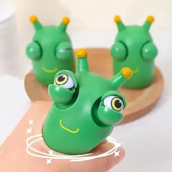 3 шт., Декомпрессионная игрушка для глаз с растительным червем, Декомпрессионная игрушка-гусеница, Детские игрушки