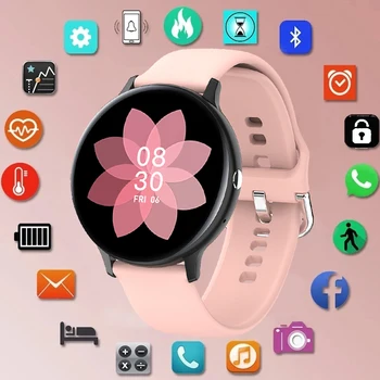 Модные Женские смарт-часы LIGE 2022 с функцией Bluetooth для измерения артериального давления, многофункциональный спортивный браслет, водонепроницаемые женские умные часы