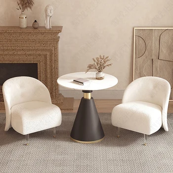 Скандинавский Одноместный Современный диван для гостиной, Расслабляющее Одноместное Белое кресло, Диван для отдыха, Ленивый Роскошный Салон, Мебель для дома