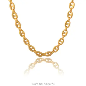 Adixyn Золотое ожерелье Модные Мужские ювелирные изделия Оптом Новое Модное Колье-цепочка с омаром
