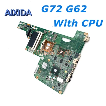 AIXIDA 608340-001 615848-001 605902-001 Для Hp Compaq G72 G62 17-дюймовая материнская плата ноутбука HM55 DDR3 с бесплатным процессором GPU полный тест