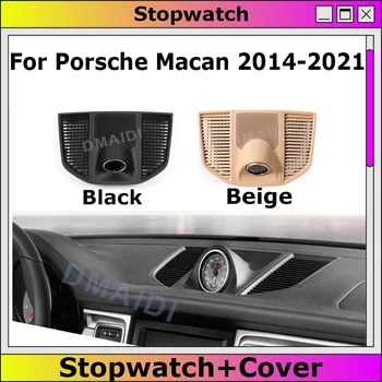 Часы на приборной панели, компас, электронный измеритель времени, аксессуар для Porsche Macan 2014-2021