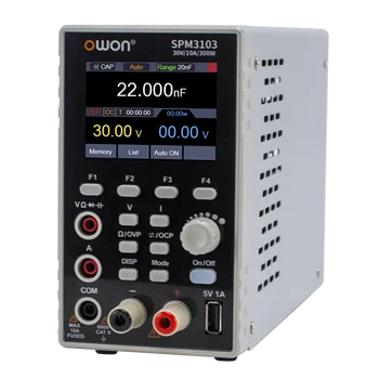 OWON SPM Программируемый Источник питания постоянного тока 150 Вт/300 Вт 60 В/10A 60 В/5A 10 мВ/1 мА Разрешение Цифровой Регулятор Напряжения Переключатель