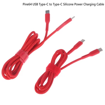 Оригинальный Силиконовый кабель для зарядки Питания Pine64 USB Type-C-TypeC Для Электрического Паяльника Pinecil PinePhone и Pinebook Pro