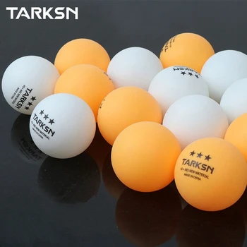 TARKSN 30шт 3-Звездочные 40 + мячи для пинг-понга ABS Материал для Профессиональных тренировок Мячи для настольного тенниса (оранжевый/белый мяч для пинг-понга)