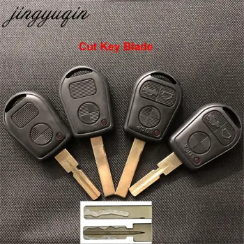 jingyuqin 3 Кнопки Cut Blade Автомобильный Чехол для дистанционного ключа В виде Ракушки для BMW E31 E32 E34 E36 E38 E39 E46 Z3 Брелок для Резки кода ключа Замена