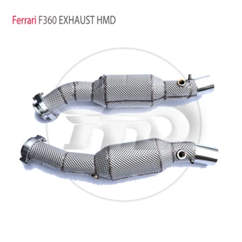 Выпускная система HMD Высокопроизводительная Водосточная труба Для Ferrari F360 Автомодификация Коллектор с катализатором
