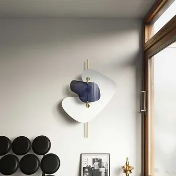 Настенный светильник от Земли до неба, итальянский Дизайнерский светильник в скандинавском стиле, Украшение коридора из нержавеющей стали, минималистичный настенный светильник