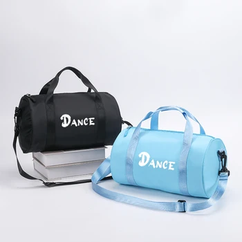 Спортивная сумка для детей, аксессуары для занятий танцами и фитнесом для девочек, Небольшая упаковка, багаж, сумки на плечо для тренировок, выходные, Дорожная сумка