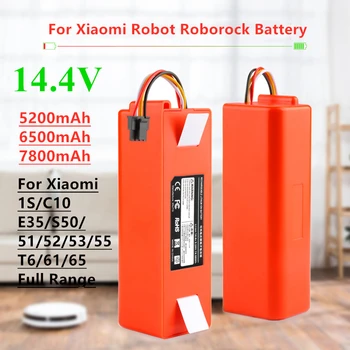 Роботизированный пылесос Сменный Аккумулятор для Xiaomi Robot Roborock S50 S51 S55 Аксессуары Запасные Части литий-ионный аккумулятор 5200 мАч