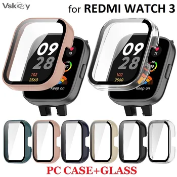 10 шт. Защитный Чехол для Смарт-часов Xiaomi Redmi Watch 3, Бампер, Полное Покрытие, Стеклянная Защита Экрана для Redmi Watch 2 Lite