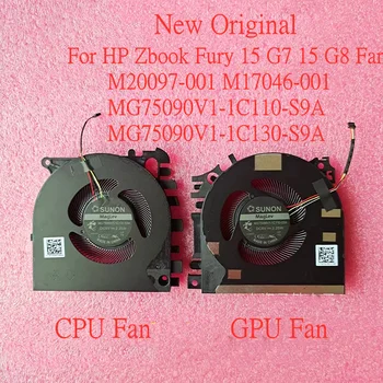 Новый Оригинальный Вентилятор Охлаждения ноутбука Для HP Zbook Fury 15 G7 15 G8 Вентилятор M20097-001 M17046-001 MG75090V1-1C110-S9A MG75090V1-1C130-S9A