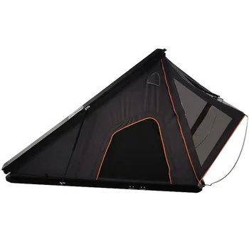 Высококачественная кемпинговая треугольная алюминиевая палатка с жестким корпусом на крыше, автомобильная палатка