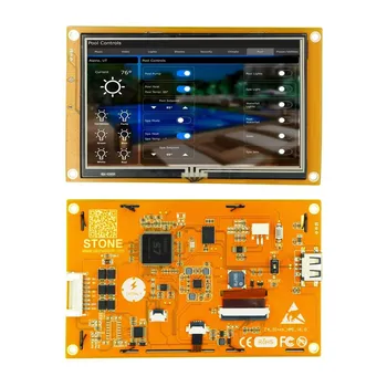 4,3 Дюймов TFT 480x272 резистивный сенсорный экран UART HMI ЖК-модуль дисплей для Arduino Raspberry Pi TFT Английский SCBRHMI