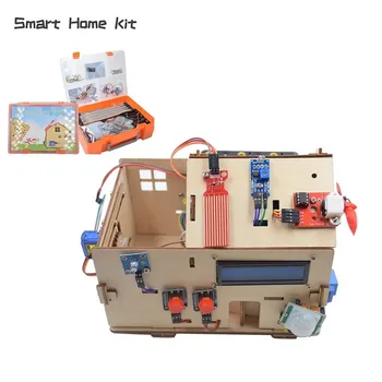 Комплект для умного дома для Arduino Полный набор образцов программных материалов STEM с шагами сборки платы Plus