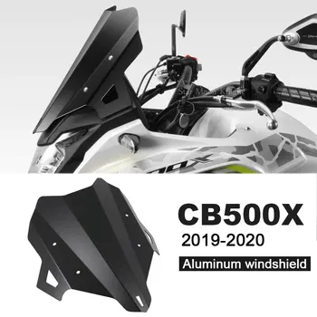 Мотоцикл Алюминиевое Лобовое стекло Для Honda CB500X CB 500 X CB500 2019-2020 Аксессуары Ветровое стекло Ветрозащитный экран Deflectore