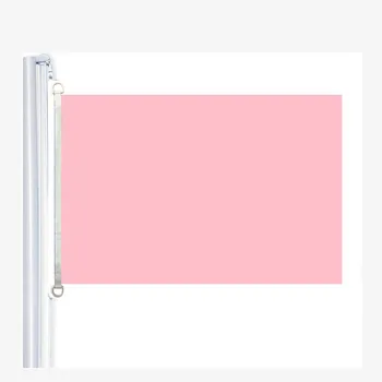 Розовый флаг, 90*150 см, 100% полиэстер, баннер, цифровая печать
