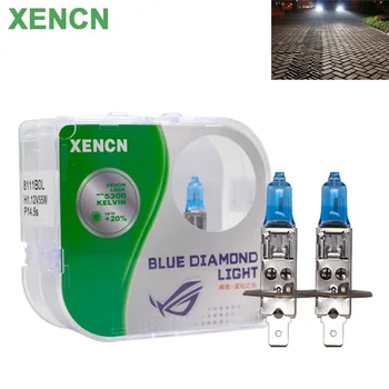 XENCN H1 12V 55W Автомобильные Галогенные фары 5300K Blue Diamond Light + 20% Brightr Оригинальные Автомобильные Лампы 100W Высокой Мощности Противотуманные Фары 2шт
