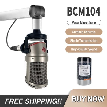 Высококачественный студийный микрофон BCM104 bcm 104 Кардиоидный Конденсаторный С большой Диафрагмой Для потоковой передачи вокала Запись классической коллекции