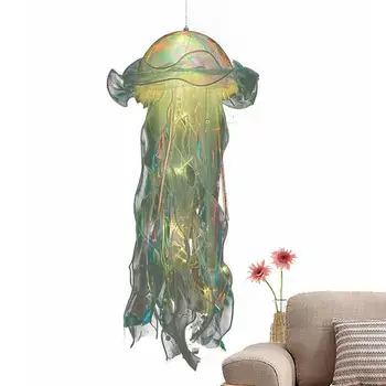 Декоративная лампа в виде Медузы, Подвесная лампа в виде медузы, вечерние декоративные лампы ручной работы, Декоративная шаровая лампа, украшение для ресторана