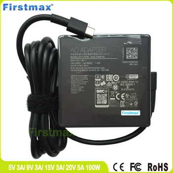 A20-100P1A 20V 5A для Asus 100W PD Адаптер USB TYPE C для ROG Strix G17 G713RM G713RS G713RW Зарядное Устройство для ноутбука Источник Питания