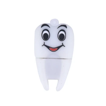 мультяшная ручка-накопитель улыбающийся зуб USB флэш-накопитель белые зубы memory stick 4 ГБ 8 ГБ 16 ГБ 32 ГБ 64 ГБ 128 ГБ 256 ГБ флешка u stick подарок