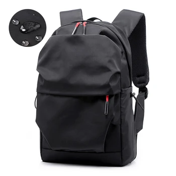 Многофункциональный Водонепроницаемый рюкзак, Мужские роскошные студенческие школьные сумки, рюкзаки для ноутбуков, Повседневная плиссированная 15,6-дюймовая сумка для ноутбука для мужчин