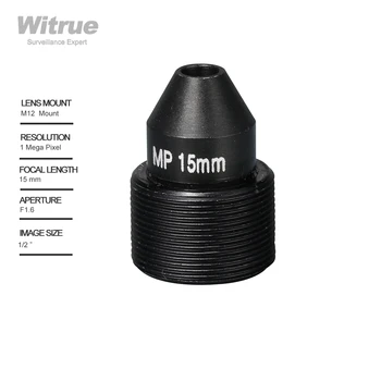 Объектив-обскура Witrue HD 15 мм M12 * 0,5 с креплением 1/2 
