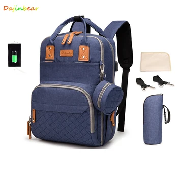 Многофункциональная Детская сумка для подгузников с USB-разъемом Большой емкости, рюкзак-органайзер, сумки для беременных, сумка для мамы, сумка для коляски, сумка для подгузников