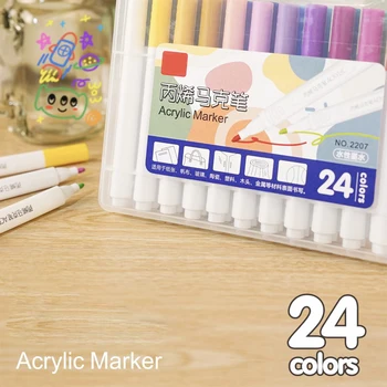 12 Шт. Акриловые ручки для рисования, 12 цветов ручек, маркеры для окна