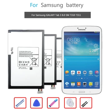 Литий-полимерный Аккумулятор для планшета Samsung GALAXY Tab 3 8.0 SM T310 T311 Battery 4450mAh T4450E