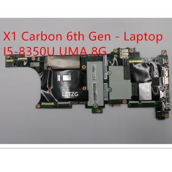 Материнская плата для Lenovo ThinkPad X1 Carbon 6th Gen-материнская плата ноутбука I5-8350U UMA 8G 01YR214