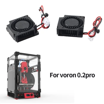 2шт 3010 Воздуходувных Вентиляторов для Voron 0,1/0,2 Охладитель 30 мм 3D-принтер Охлаждающий Вентилятор Воздуходувной Вентилятор 30x30 мм Охладитель Работает Плавно