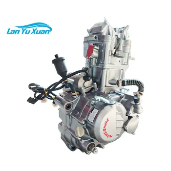 Внедорожный мотоциклетный двигатель 300cc мотоциклетный двигатель в сборе Zongshen CBS300 4-клапанный 6-ступенчатый двигатель с регулируемой частотой вращения ZS174-3