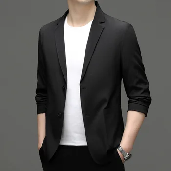 6254- Мужской костюм, весенний новый деловой профессиональный приталенный костюм, мужской пиджак, повседневная корейская версия костюма