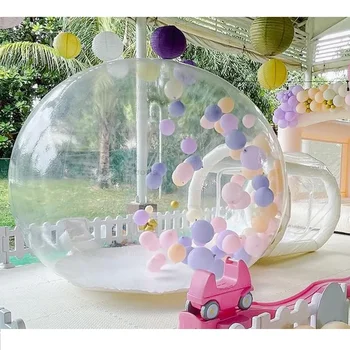 Вечерние Прозрачные надувные Надувные Домики с воздушными шарами Для детей, Воздушная палатка для кемпинга на открытом воздухе