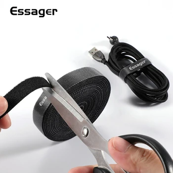 Кабельный Органайзер Essager, Держатель для наушников, Защита шнура мыши, Зарядное устройство, Управление проводами для iPhone Samsung, зажим для намотки USB-кабеля