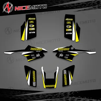 NICEMOTO Новый стиль графические наклейки отличительные знаки черный комплект для yamaha warrior 350 atv высокое качество moto moto pegatina